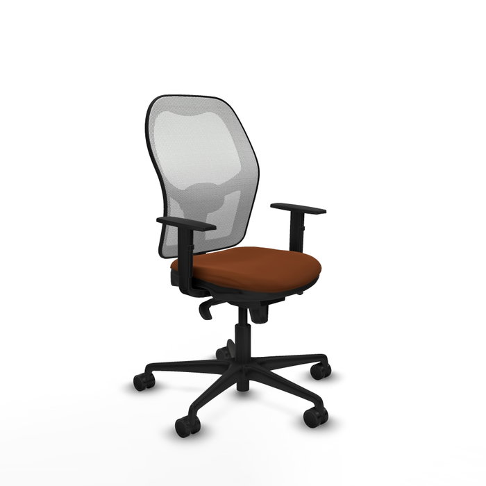 PIQUERAS Y CRESPO Silla de oficina Jorquera Marrón y Blanco PIQUERAS Y CRESPO Silla de oficina Jorquera Marrón y Blanco