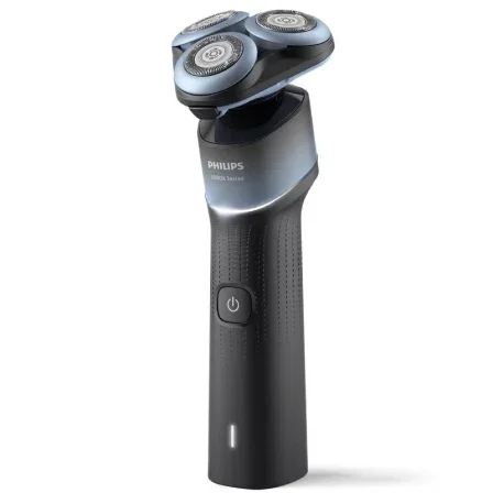 Philips X5006/00 Shaver Series 5000X - Afeitadora Eléctrica Hombre con Cabezal Flexible 360°, Tecnología SkinGlide, Resistencia IPX7, Batería de Litio (50 Min), Negro/Aguamarina