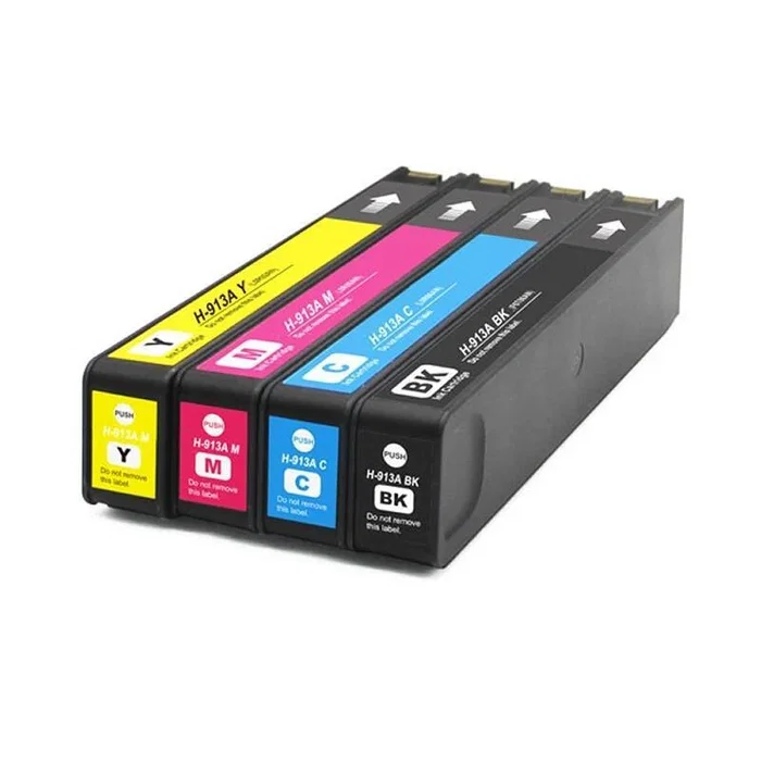 HP Cartucho compatible N913 Cian M-H913C para PageWide Pro 352dn, 377dn, 452dw, 477dw, 452dwt, 477dwt, P55250dw, P57750dw, 352dw, 377dw MFP