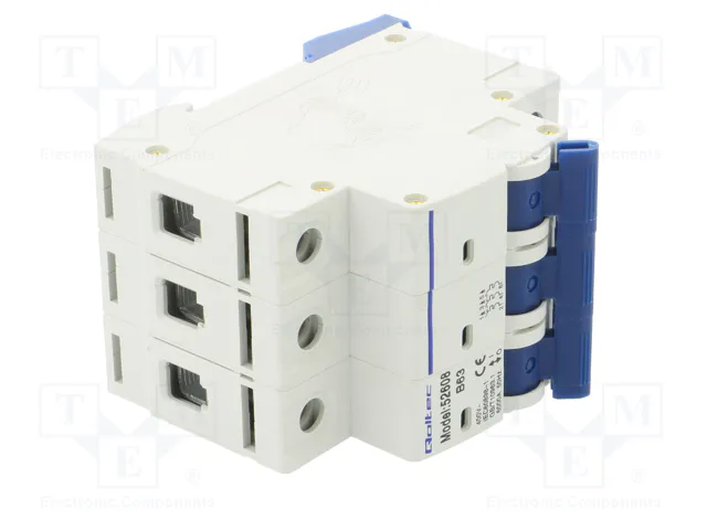 QOLTEC Interruptor magnetotérmico 63A 3 polos