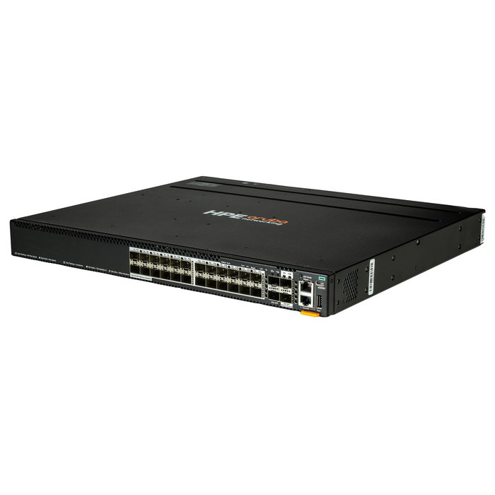 HPE Aruba Networking Switch CX 6300M, 24 puertos SFP 1G, 2 puertos SFP56 50G, 2 puertos SFP28 25G, con MACsec y PoE hasta 60W por puerto (Modelo apilable)