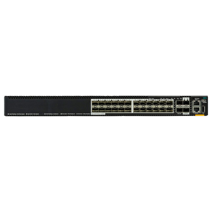 HPE Aruba Networking Switch CX 6300M, 24 puertos SFP 1G, 2 puertos SFP56 50G, 2 puertos SFP28 25G, con MACsec y PoE hasta 60W por puerto (Modelo apilable)