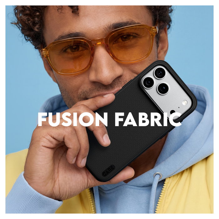 PanzerGlass CARE™ Fusion Fabric Case con MagSafe para iPhone 18 Pro e iPhone 17 Pro - Negro PanzerGlass CARE™ Fusion Fabric Case con MagSafe para iPhone 18 Pro e iPhone 17 Pro - Negro