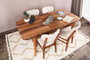 Hanah Home Juego de Sillas 760 V2 (2 Piezas) - Madera y Terciopelo, Nogal y Beige