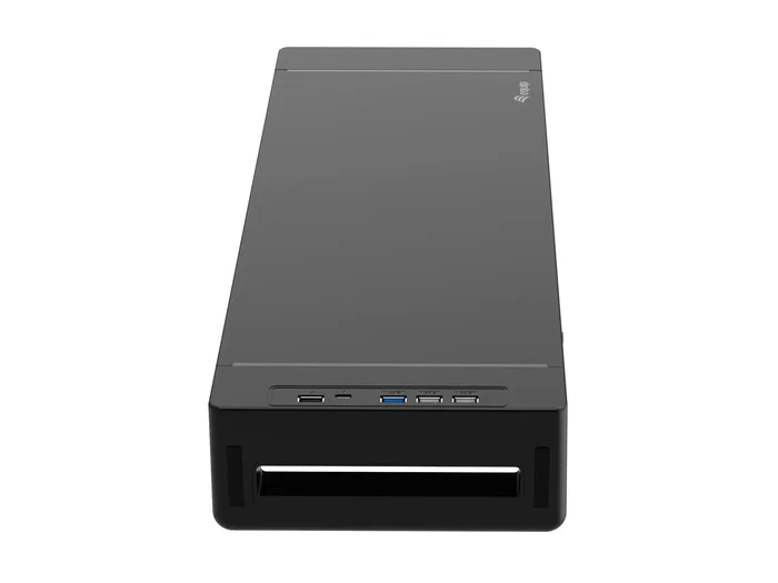 Equip Soporte para Monitor 650883 - Escritorio, 1 Pantalla hasta 25 kg, Negro, con USB 3.2 Gen 1 y Cajón