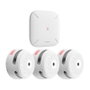 X-Sense FS31 Set de 3 Detectores de Humo con Gateway Blanco