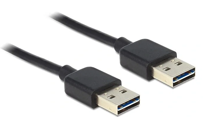 DeLOCK Cable USB 2.0 Tipo A a Tipo A 5 m Negro