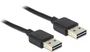 DeLOCK Cable USB 2.0 Tipo A a Tipo A 5 m Negro