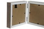 DKD Home Decor Marco de Fotos 10x10 Beige y Marron Urban Set de 3 Piezas