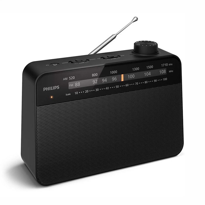 Philips TAR2509/10 Radio Portátil Analógica Negro