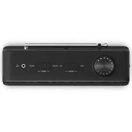 Philips Radio Portátil TAR2509/10 FM/AM Analógica Doble Alimentación CA/Pilas