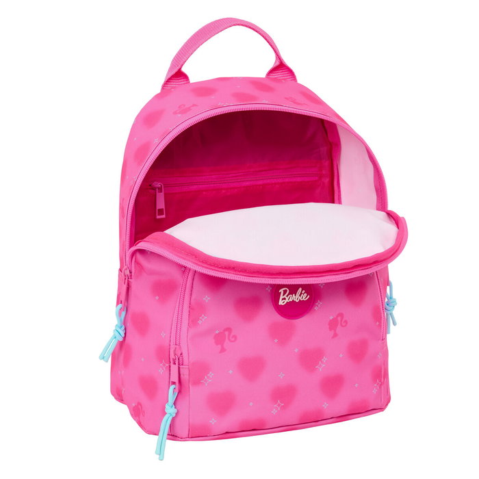 Safta Mini Mochila Barbie Corazones 25x30x13 Cm