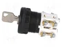 PROMET Interruptor Rotativo con Llave 30mm Rojo