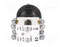 PROMET Interruptor Rotativo con Llave 30mm Rojo