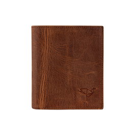 Zoozie Bags Reynosa Crazy Cartera para Hombre de Piel Auténtica Color Tostado