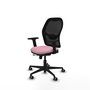 PIQUERAS Y CRESPO Silla de oficina Jorquera Rosa y Negro