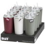 Day Mug Térmico con pajita 700 ml Acero inoxidable Silicona Plástico Colores surtidos