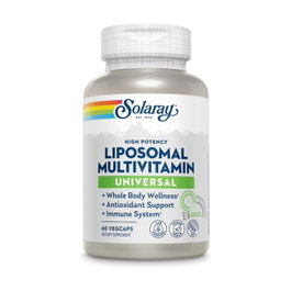 Solaray Liposomal Multivitamin Universal 60 Cápsulas - Suplemento Completo de Nutrientes Saludables