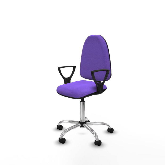 PIQUERAS Y CRESPO Silla de oficina Aýna Lila con Brazos Fijos PIQUERAS Y CRESPO Silla de oficina Aýna Lila con Brazos Fijos