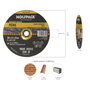 WOLFPACK LINEA PROFESIONAL Disco de Corte Abrasivo para Piedra Ø 230 x Ø 22 mm