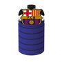 Cerdá Estuche Portatodo Silicona FC Barcelona Diseño 1-Diseño 2 Blanco