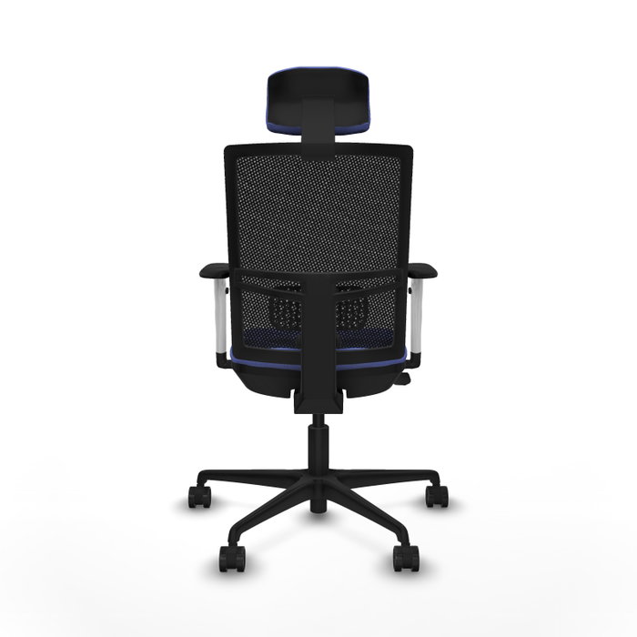 PIQUERAS Y CRESPO Silla de oficina Yunquera con mecanismo Sincro/Traslack Azul claro y Negro PIQUERAS Y CRESPO Silla de oficina Yunquera con mecanismo Sincro/Traslack Azul claro y Negro