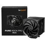 Be Quiet! PURE ROCK PRO 3 Black Refrigerador de aire doble ventilador para procesador, 2000 RPM, 250W TDP, Negro