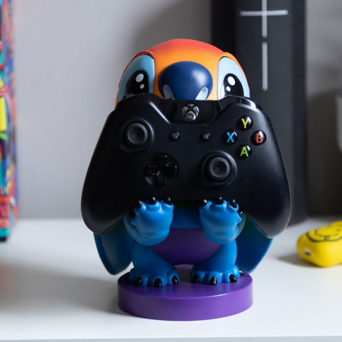 EXQUISITE GAMING Cable Guy Soporte Figura Rainbow Stitch Disney 20cm