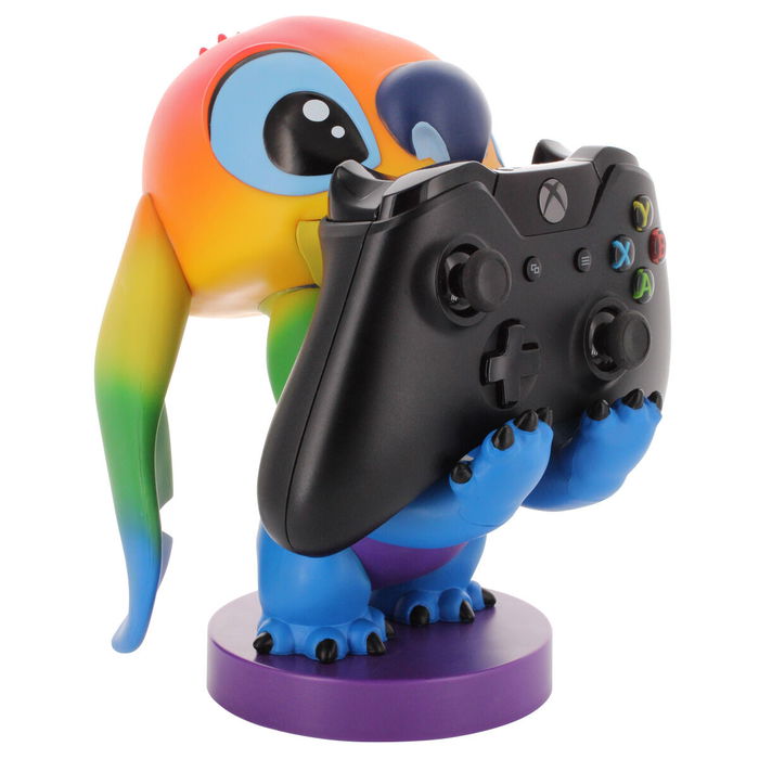 EXQUISITE GAMING Cable Guy Soporte Figura Rainbow Stitch Disney 20cm