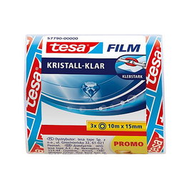 Tesa Tesafilm 3 rollos de 10 m x 15 mm cristal claro