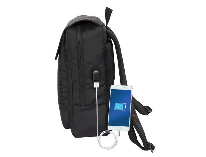 Safta Mochila Premium Real Madrid con Solapa para Portátil de 13,3'' y USB
