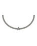 Guess UBN28010 Collar de Acero Plateado Mix & Mesh