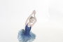 DKD Home Decor Figura de Bailarina Azul en Resina