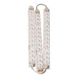 Edm Juego 3 Tiras LED Recambio Aplices Redondo y Cuadrado 12W 3CCT 32574 32577