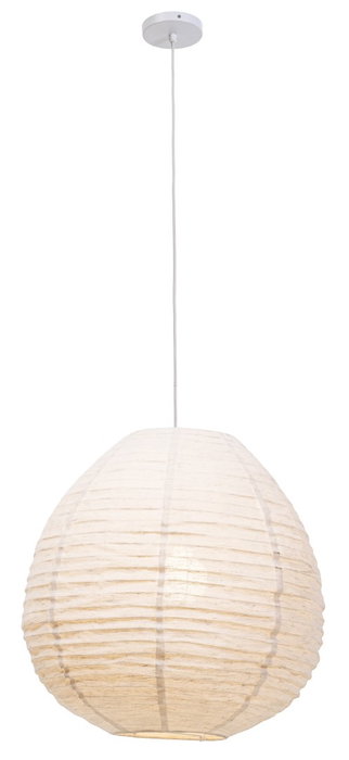 DKD Home Decor Lámpara de Techo de Yute Natural Crudo 55x55x60 cm
