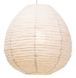 DKD Home Decor Lámpara de Techo de Yute Natural Crudo 55x55x60 cm