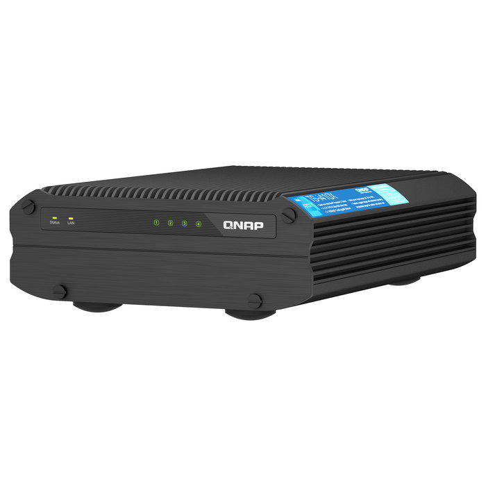 QNAP TS-i410X-8G 4-Bay Desktop NAS 8GB RAM Intel Atom x6425E 3GHz 4 Cores