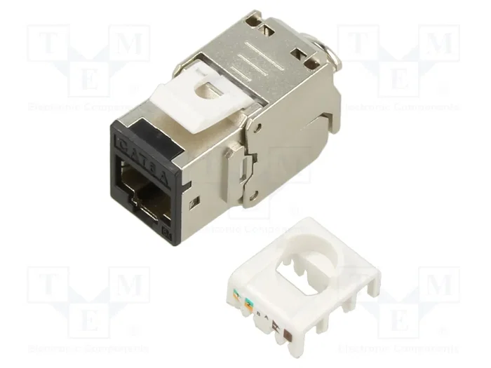 GOOBAY Módulo RJ45 Keystone Cat 6a de plata GOOBAY Módulo RJ45 Keystone Cat 6a de plata