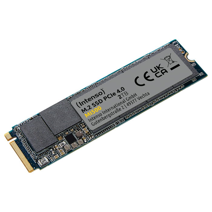 Intenso MI500 SSD 2TB M.2 2280 NVMe PCIe 4.0 x4, Lectura 5300MB/s, Escritura 4500MB/s