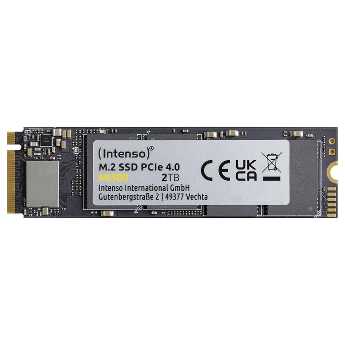 Intenso MI500 SSD 2TB M.2 2280 NVMe PCIe 4.0 x4, Lectura 5300MB/s, Escritura 4500MB/s