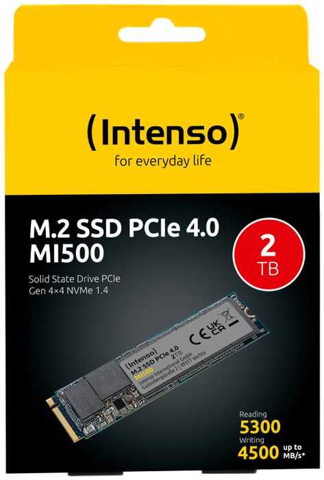 Intenso MI500 SSD 2 TB M.2 NVMe PCIe Gen 4x4