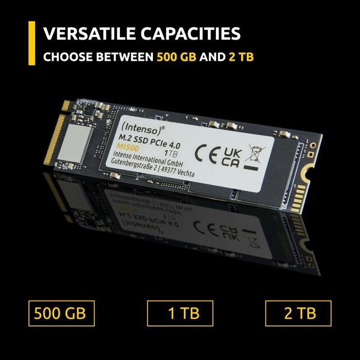 Intenso MI500 2 TB M.2 NVMe PCIe Gen 4x4 Intenso MI500 2 TB M.2 NVMe PCIe Gen 4x4