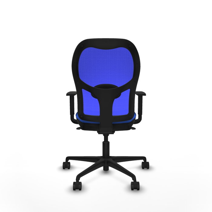 PIQUERAS Y CRESPO Silla de oficina Jorquera con mecanismo Sincro, Tela Azul PIQUERAS Y CRESPO Silla de oficina Jorquera con mecanismo Sincro, Tela Azul
