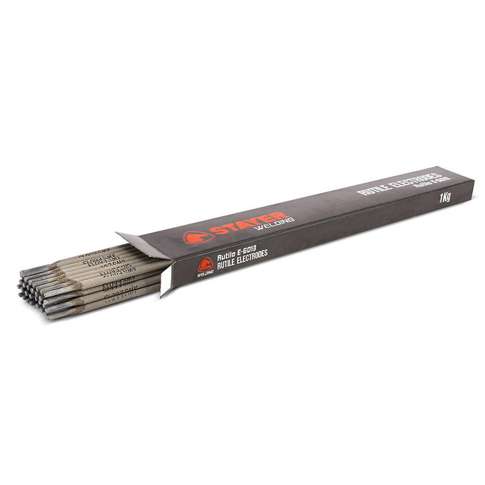 Stayer Electrodo rutilo e-6013 Ø2,5 x 300 mm, caja 1 kg Stayer Electrodo rutilo e-6013 Ø2,5 x 300 mm, caja 1 kg
