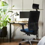 PIQUERAS Y CRESPO Silla de oficina Horna Naranja y Blanco