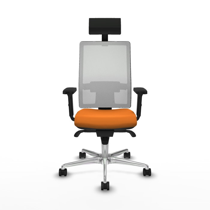 PIQUERAS Y CRESPO Silla de oficina Horna Naranja y Blanco PIQUERAS Y CRESPO Silla de oficina Horna Naranja y Blanco