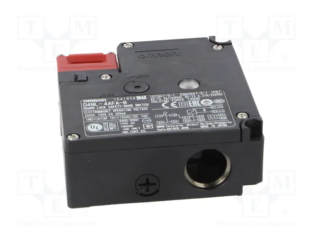 OMRON D4NL Interruptor de seguridad acerrojado NC + NA 24VDC