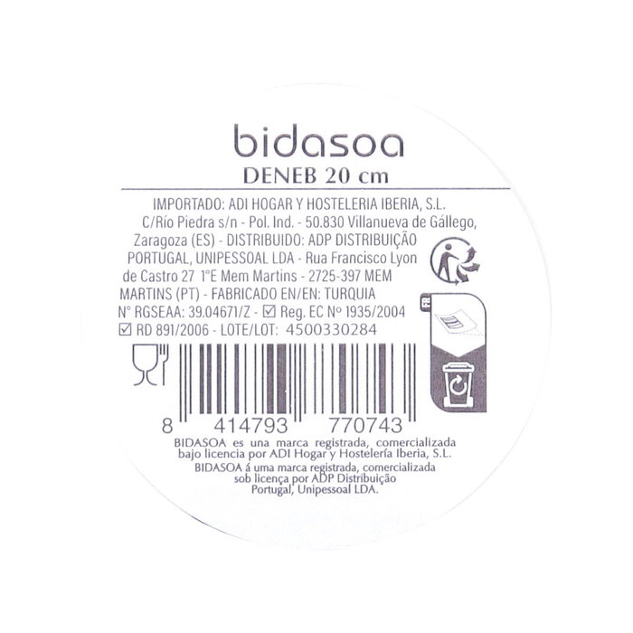 Bidasoa Plato Hondo Deneb Hydrozero Marrón 20 cm Bidasoa Plato Hondo Deneb Hydrozero Marrón 20 cm