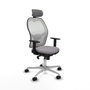 PIQUERAS Y CRESPO Silla de oficina Jorquera Gris y Blanco