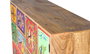 Giner y Colomer Mueble de Madera de Mango Pintado a Mano Multicolor 90x112 cm